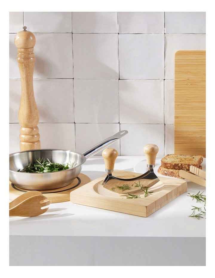 Evergreen Bamboo Tongs 21cm in Natural