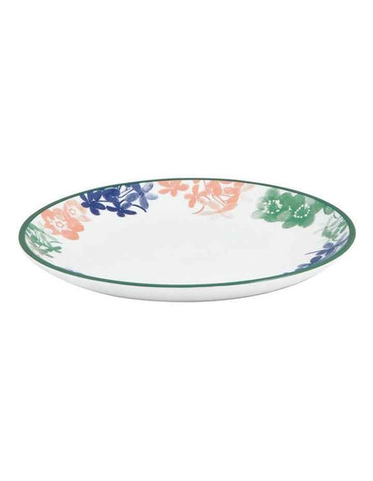Forget Me Not Coupe Dinner Plate 26.5cm in White