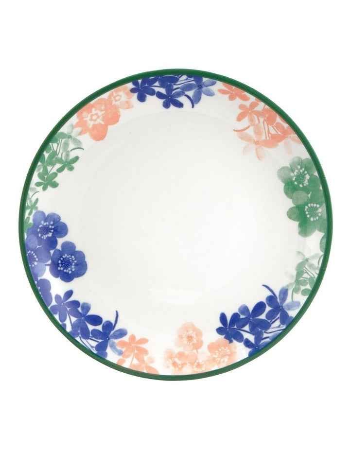 Forget Me Not Coupe Dinner Plate 26.5cm in White