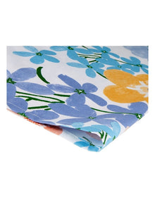 Forget Me Not Cotton Napkin 45x45cm Set of 4 in White