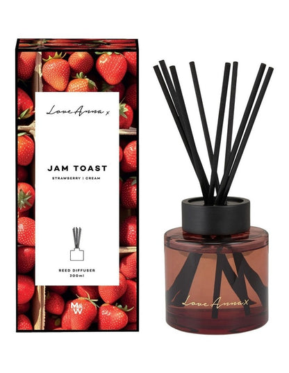 Kitchen Delights Diffuser 200ML Jam Toast Gift Boxed in Multicolour