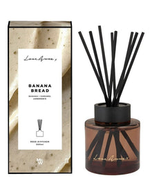 Kitchen Delights Diffuser 200ML Banana Bread Gift Boxed in Multicolour