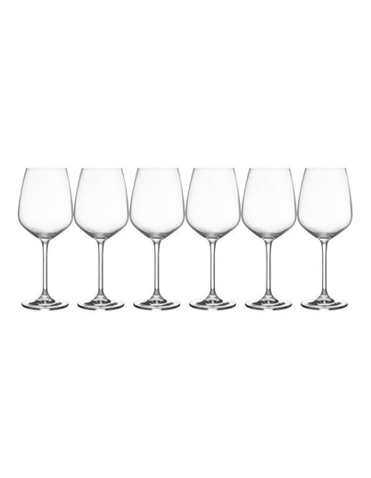 Manhattan Wine Glass 515ml Set of 6 Gift Boxed in Clear