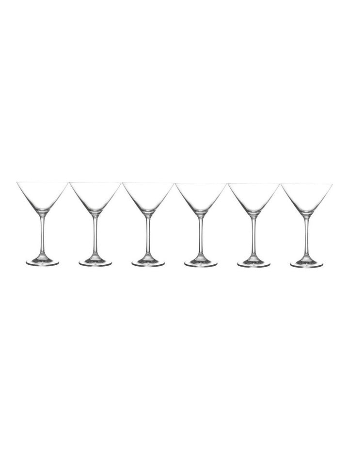 Manhattan Martini Glass 285ml Set of 6 Gift Boxed