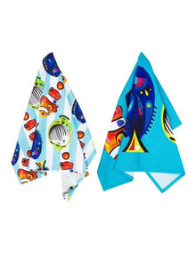 Pete Cromer Ozzie Ocean Cotton Tea Towel Set of 2