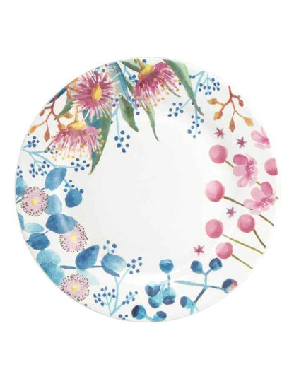 Royal Botanic Gardens Eucalyptus Bloom Rim Dinner Set 12 Piece Gift Boxed in White