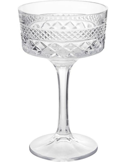 Speakeasy Coupe Glass 280ml Set of 4 Gift Boxed in Clear
