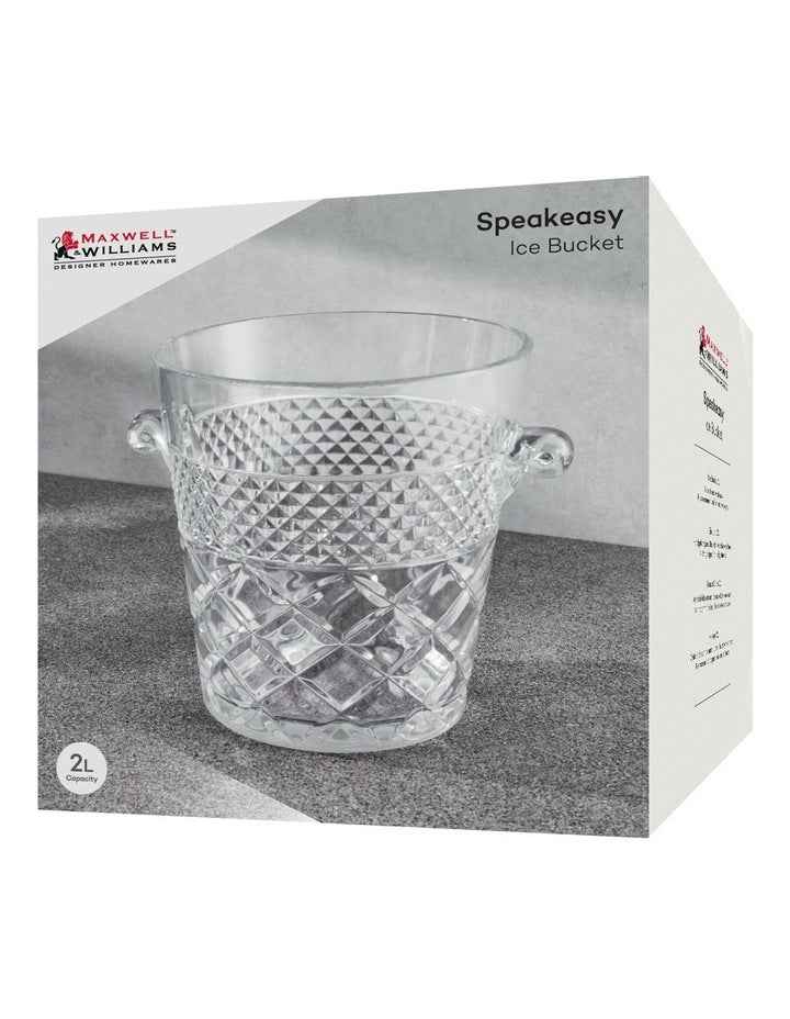 Speakeasy Ice Bucket 2L Gift Boxed in Clear