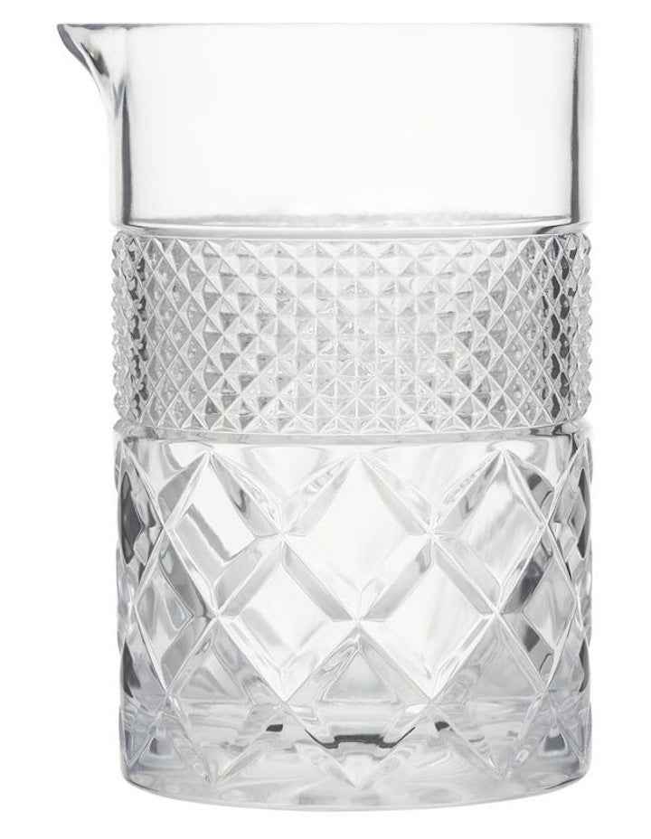 Speakeasy Glass Cocktail Mixing Jug 700ml Gift Boxed in Clear