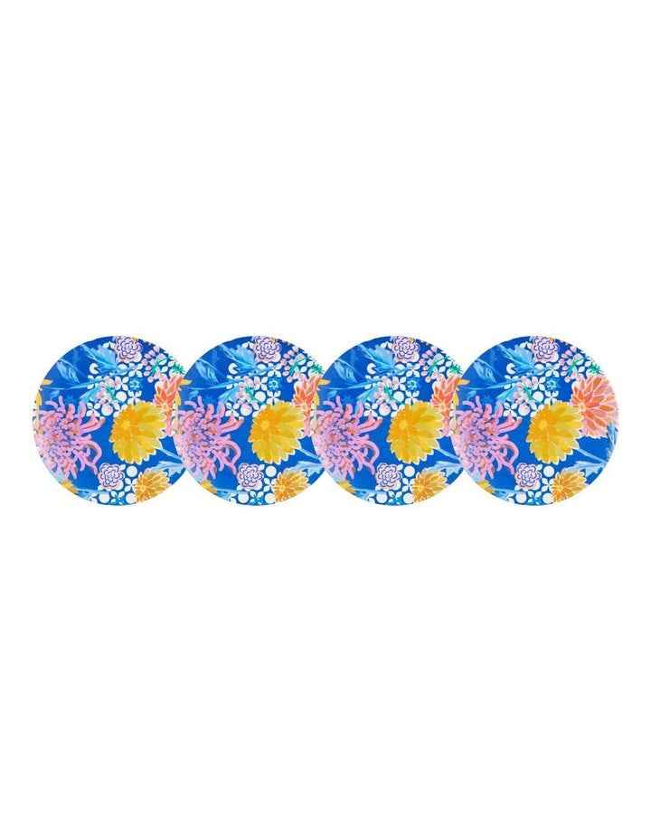 Sunburst Melamine Plate 20cm Set of 4 in Multi