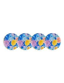 Sunburst Melamine Plate 20cm Set of 4 in Multi