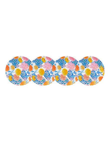 Sunburst Melamine Plate 28cm Set of 4 in Multi