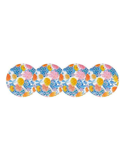 Sunburst Melamine Plate 28cm Set of 4 in Multi