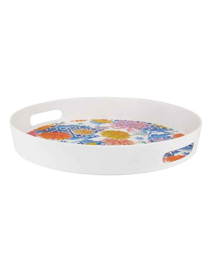 Sunburst Melamine Round Serving Tray 35x5cm