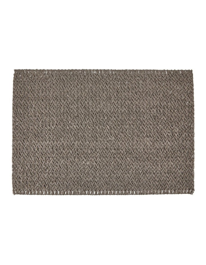 Table Accents Woven Placemat 45x30cm in Grey