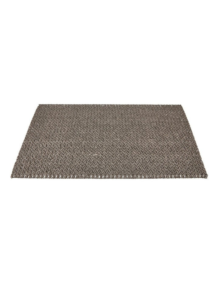 Table Accents Woven Placemat 45x30cm in Grey
