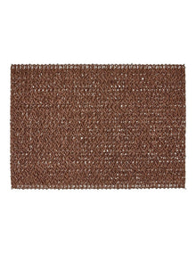 Table Accents Woven Placemat 45x30cm in Chocolate