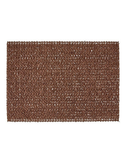 Table Accents Woven Placemat 45x30cm in Chocolate