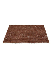 Table Accents Woven Placemat 45x30cm in Chocolate