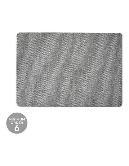 Table Accents Textured Placemat 43x30cm in Charcoal
