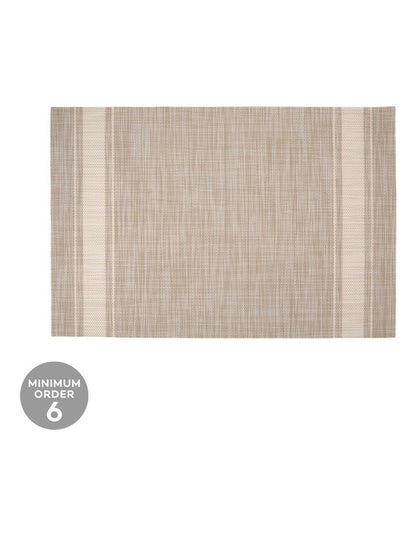 Table Accents Linen Look Placemat 45x30cm in Cream