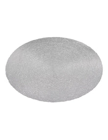 Table Accents Lace Metallic Round Placemat 38cm in Silver