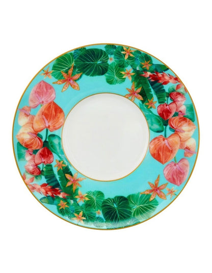 Teas & C's Tropicana Demi Cup & Saucer 100ml Set of 2 Gift Boxed in Pink