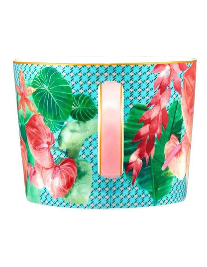 Teas & C's Tropicana Breakfast Cup & Saucer 400ml Gift Boxed in Blue