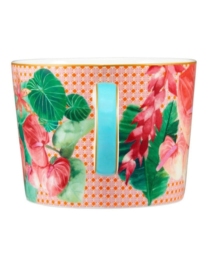 Teas & C's Tropicana Breakfast Cup & Saucer 400ml Gift Boxed in Pink