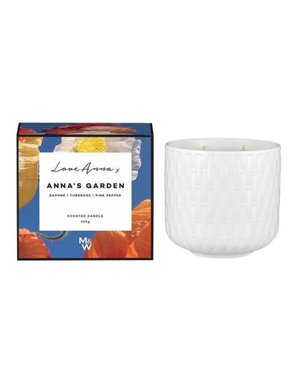 Scentimental Fragrance Candle 325g Anna's Garden Gift Boxed