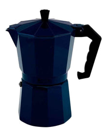 Blend Traditional Stovetop Espresso Maker 9cup Gift Boxed in Navy