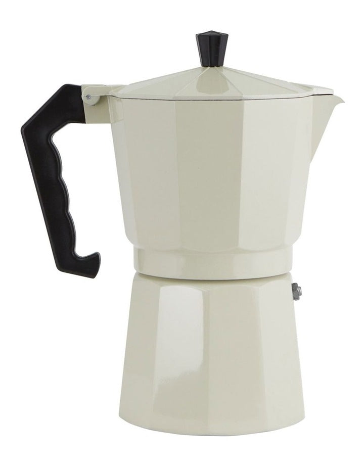 Blend Traditional Stovetop Espresso Maker 9cup Gift Boxed in Sand