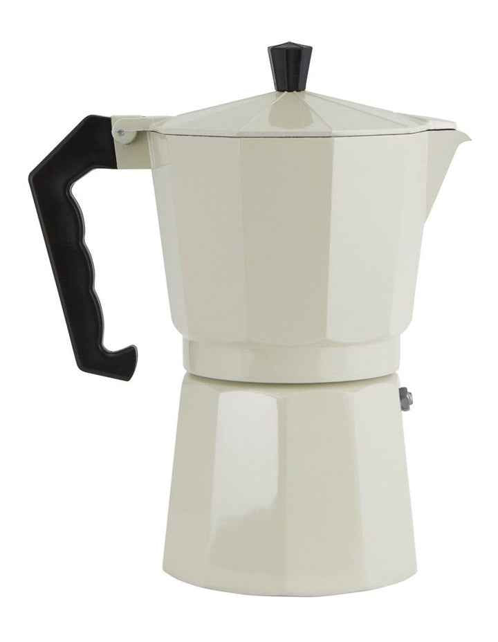 Blend Traditional Stovetop Espresso Maker 9cup Gift Boxed in Sand