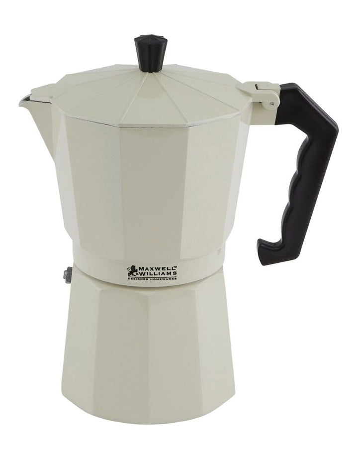 Blend Traditional Stovetop Espresso Maker 9cup Gift Boxed in Sand