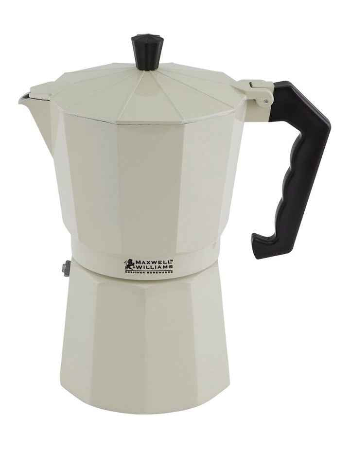 Blend Traditional Stovetop Espresso Maker 9cup Gift Boxed in Sand