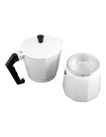 Blend Traditional Stovetop Espresso Maker 6cup Gift Boxed in White