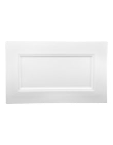 Cashmere Rectangular Platter 32x19cm Gift Boxed in White