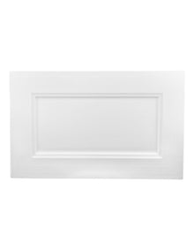 Cashmere Rectangular Platter 37x23cm Gift Boxed in White