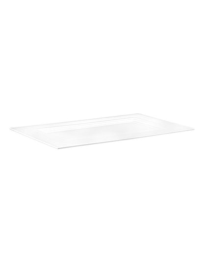 Cashmere Rectangular Platter 37x23cm Gift Boxed in White