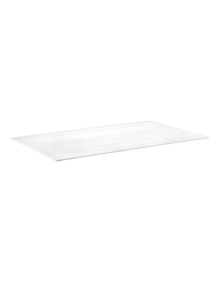 Cashmere Rectangular Platter 42x26cm Gift Boxed in White