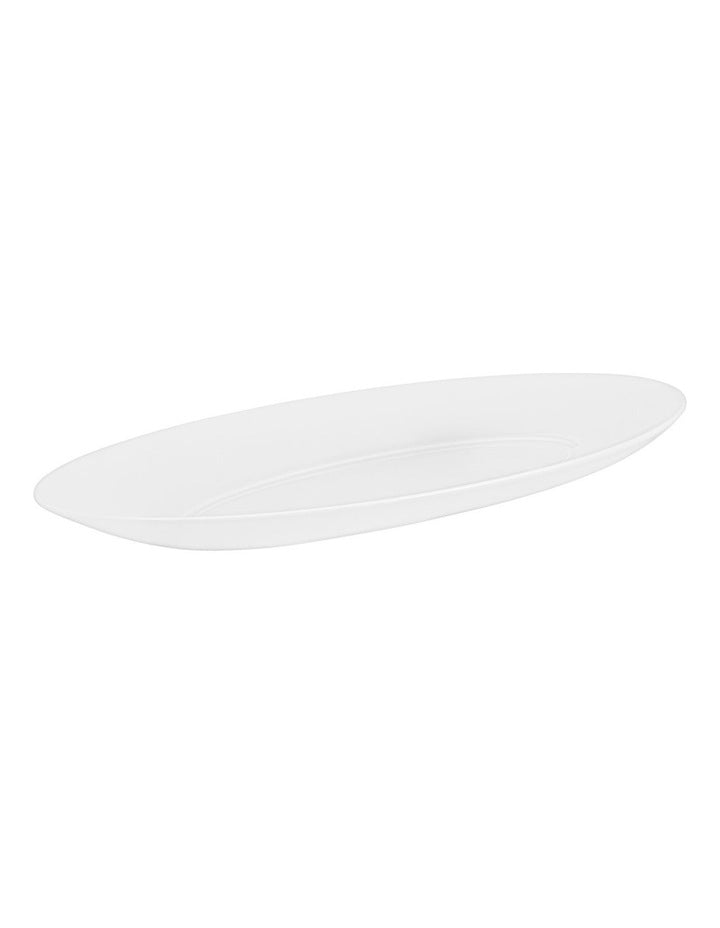 Cashmere Oval Platter 46.5x24cm Gift Boxed in White