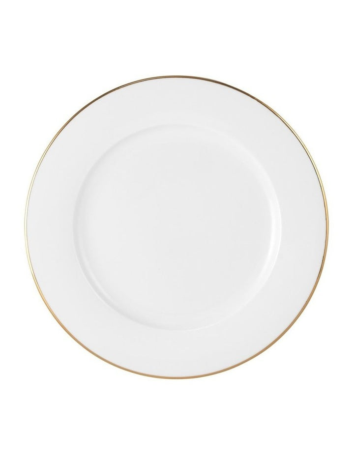 White Gold Rim Side Plate 19cm in Gold