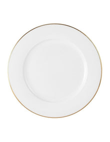 White Gold Rim Side Plate 19cm in Gold