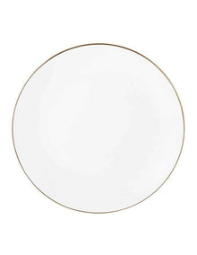 White Gold Coupe Dinner Plate 27.5cm in Gold