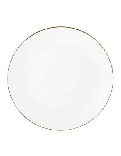 White Gold Coupe Dinner Plate 27.5cm in Gold