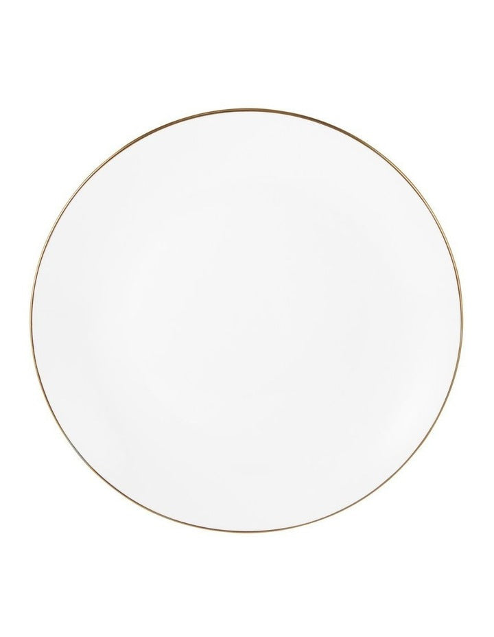 White Gold Coupe Dinner Plate 27.5cm in Gold