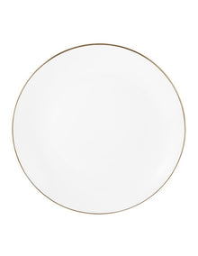 White Gold Coupe Dinner Plate 27.5cm in Gold