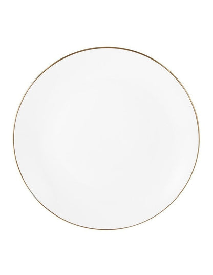 White Gold Coupe Dinner Plate 27.5cm in Gold