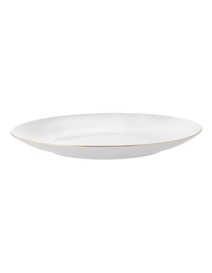 White Gold Coupe Dinner Plate 27.5cm in Gold