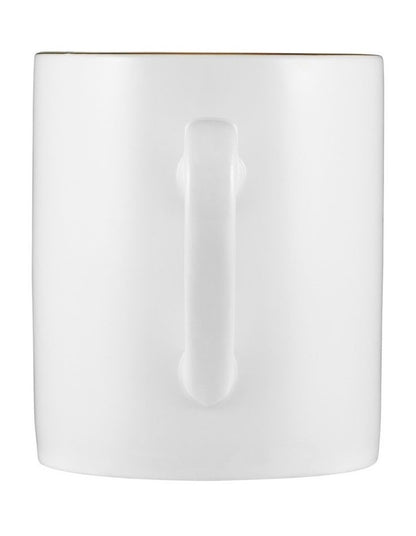 White Gold Mug Cylindrical 300ml in Gold